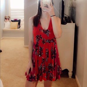 Red and pink Free people dress